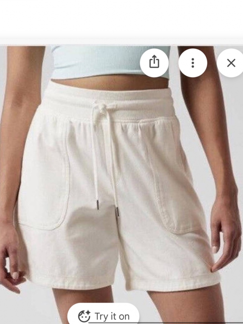 Athleta Farallon Mid Rise Shorts Size S